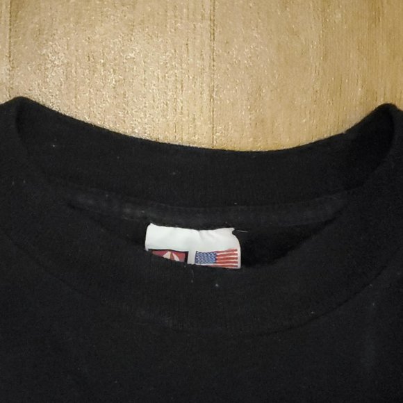 FSM Flying Spaghetti Monster Graphic Tee T-Shirt Black Cotton Pastafarian Medium - Picture 6 of 6